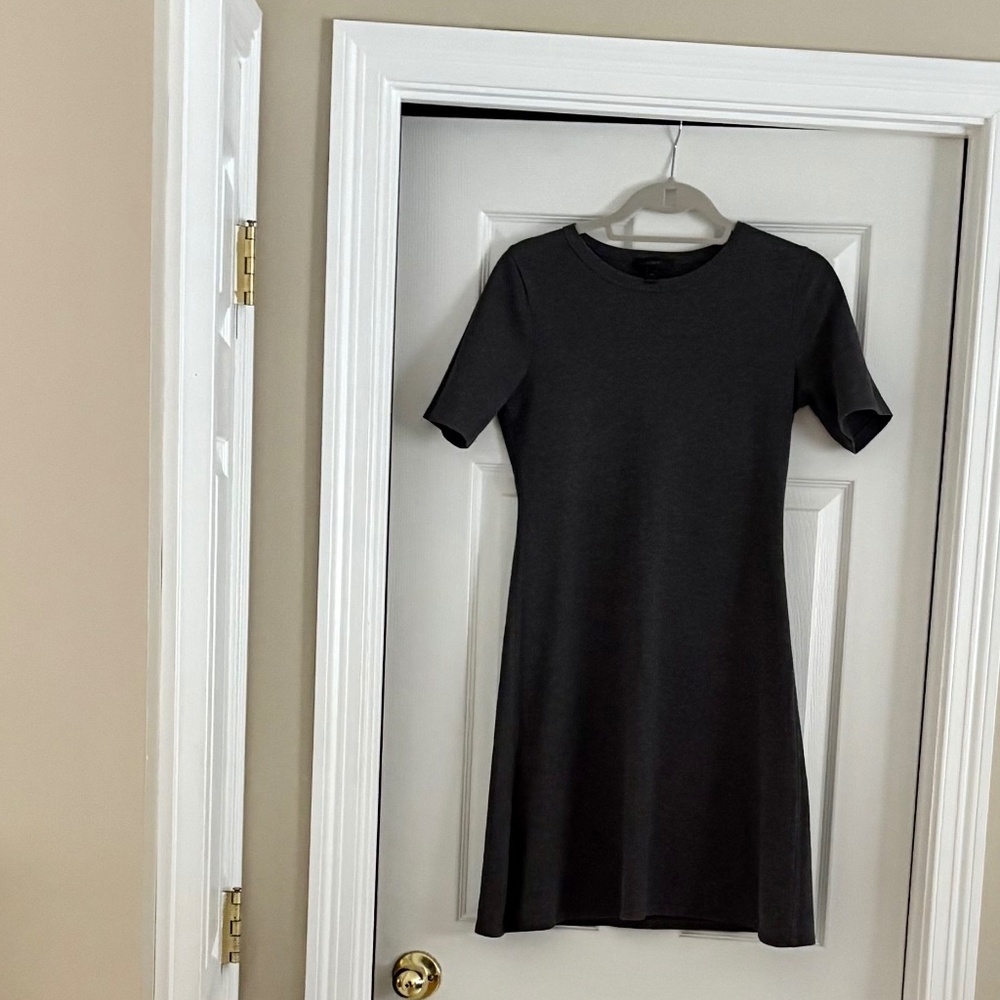 J. Crew Gray T-Shirt Dress